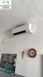 IMPIANTO DI CONDIZIONAMENTO CON MACCHINE SAMSUNG INVERTER CON POMPA DI CALORE E REFRIGERANTE R32