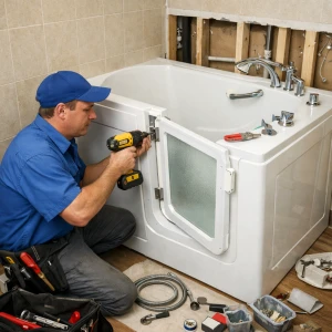 INSTALLAZIONE VASCHE BAGNO CON PORTA